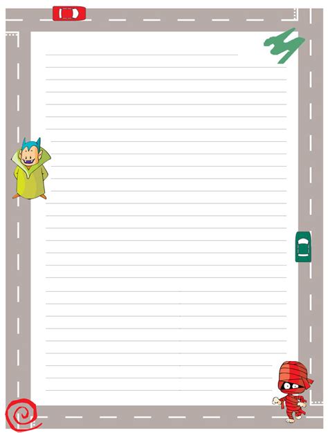 Free Printable Writing Paper With Borders - Free Printable Templates