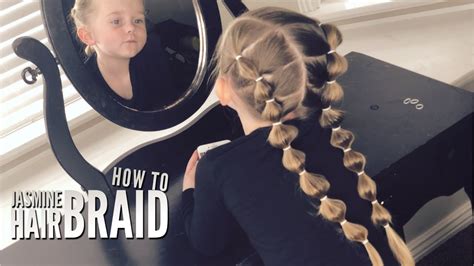 *Hair Tutorial* How to do the Princess Jasmine Hair Braid on Little ...