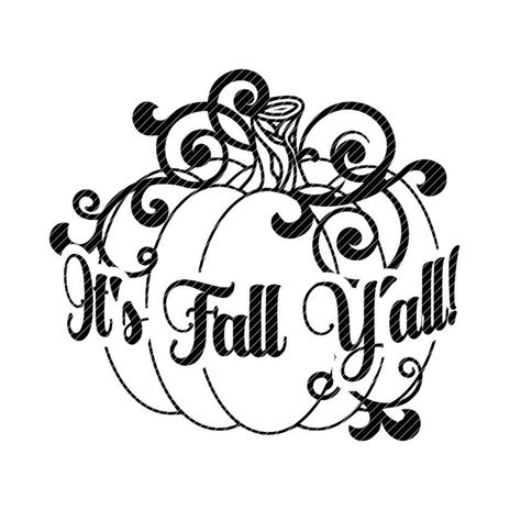 It's Fall Ya'll Svg Autumn Halloween Pumpkin Decal - Etsy | Pumpkin decals, Cricut projects ...