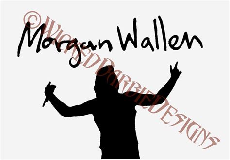 Morgan Wallen Silhouette Svg