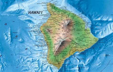 On Hawaii’s Big Island, Mauna Loa, the world’s... - Maps on the Web