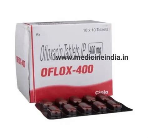 Oflox 400 Mg Tablets, Manufacturer: Cipla Ltd at Rs 265.65/stripe in ...