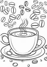 Free Printable Coloring Pages  First The Coffee Crochet sketch template