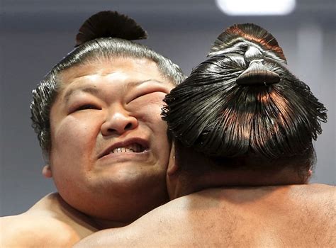 Sumo Wrestlers Face Off In Ceremonial Honozumo Tournament In Tokyo ...