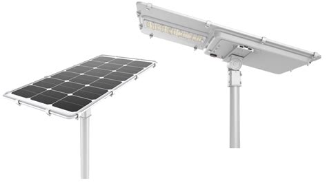 Integrated Solar LED street light 5210Lm 160Lm/W