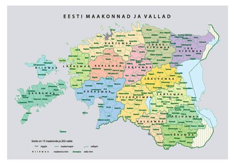 Haldusjaotus Eestis - Geograafia - 9. klass | TaskuTark