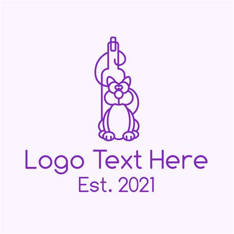 Purple Cat Wine Logo | BrandCrowd Logo Maker