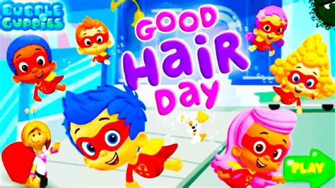 Nick Jr. Bubble Guppies Good Hair Day | Game for Kids - YouTube