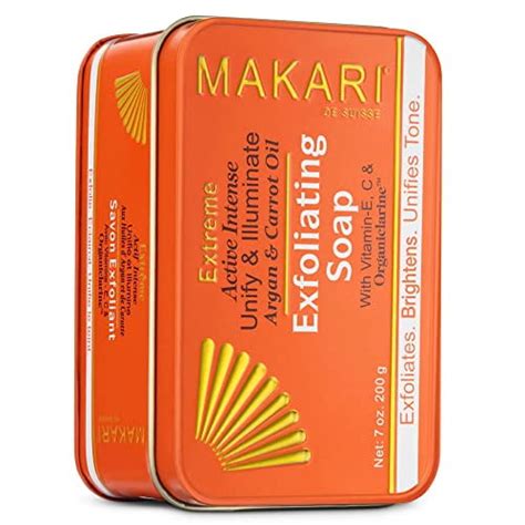 Makari Extreme Active Intense Argan & Carrot Oil Exfoliating Soap (7oz ...