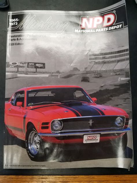 Is the 2020 NPD printed catalog out yet? | Vintage Mustang Forums