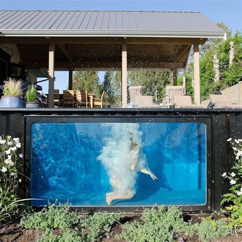 This Shipping Container Pool Is The Coolest New Trend If You Have The ...