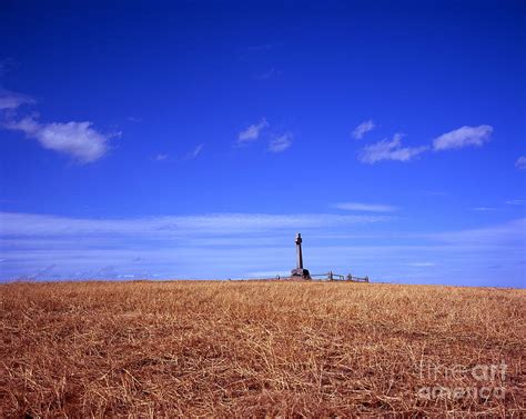 The Flodden Monument commemorating The Battle of Flodden Field 1513 near the village of Branxton ...