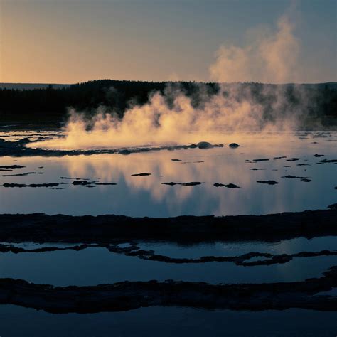 Great Fountain Geyser Photograph by Peter Verdnik | Pixels