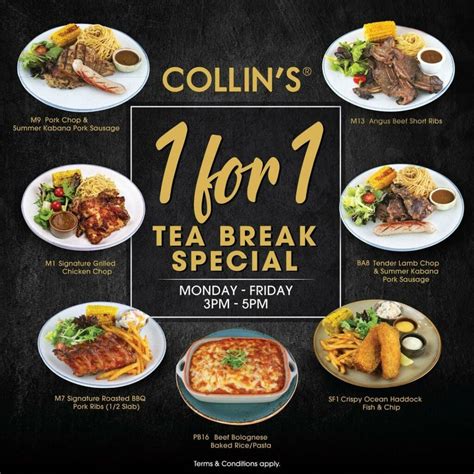 Collin’s Has 1-For-1 Mains, Including Short Ribs And Pork Chops, On ...