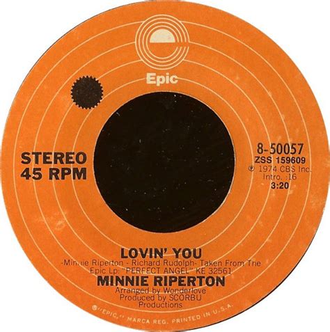 Minnie Riperton – Lovin' You | Releases | Discogs