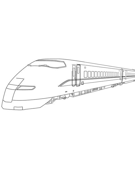 Bullet Train Coloring Pages Coloring Pages