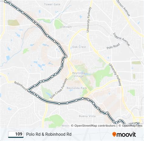 109 Route: Schedules, Stops & Maps - Downtown (Updated)