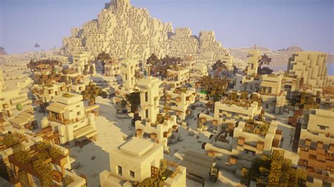 Epic Desert Village Transformation !! Minecraft Map