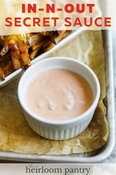 In and Out Secret Sauce Recipe: A Must-Try!