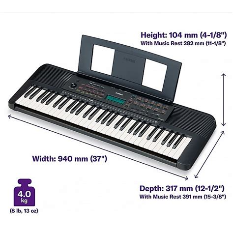 Yamaha PSR-E273 61-Key Portable Keyboard With Power Adapter | Guitar Center