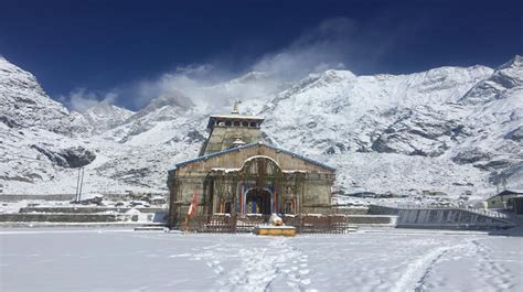 Kedarnath Temple In Winter Season - The Architect