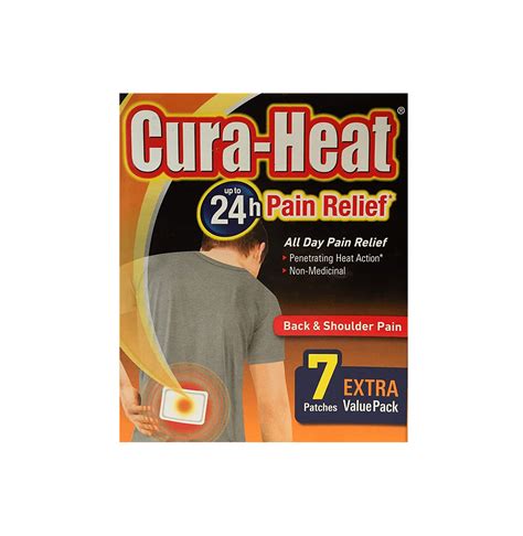 Cura-Heat Back & Shoulder Pain - 7 Patches - Online Store