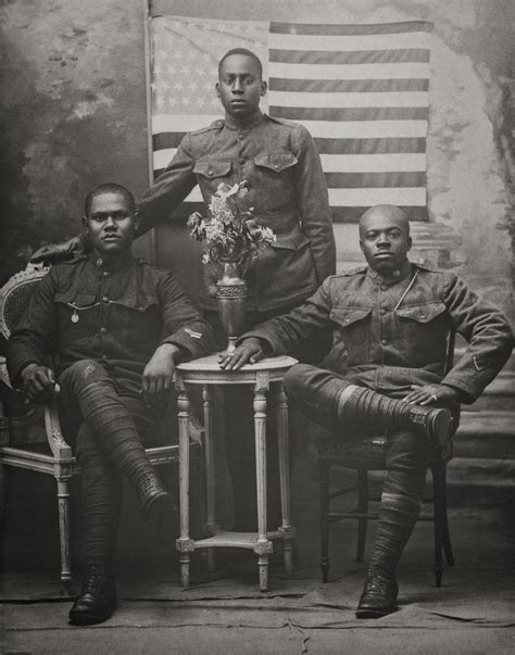 Portrait of WWI Black Soldiers, 1918, Harlem Hellfighters | African american art, History, Black ...