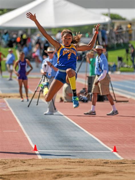 Girls long jump marks are more than meets the eye at state track and ...