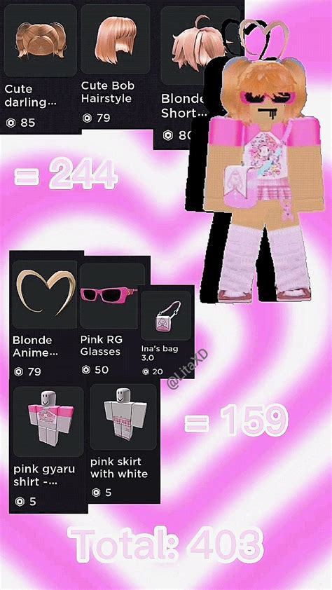 Gyaru pink outfit 💗 ||ROBLOX|| | Glamour dress, Club dresses, Themed ...