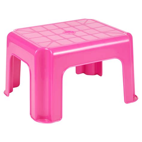 Multi Purpose Sturdy Plastic Step Stool Stackable Kids Seat Anti-Slip ...