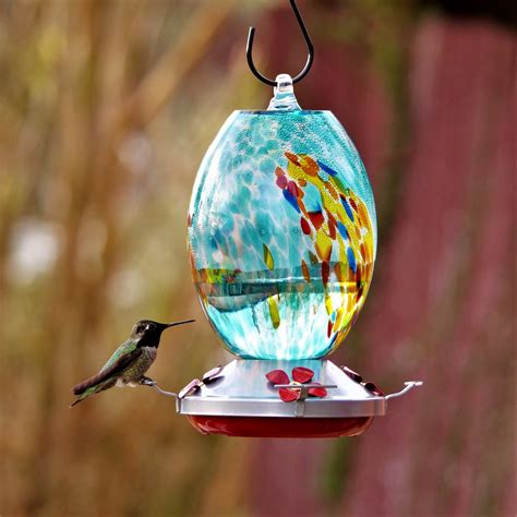 GLASS HUMMINGBIRD FEEDERS – SHEREM