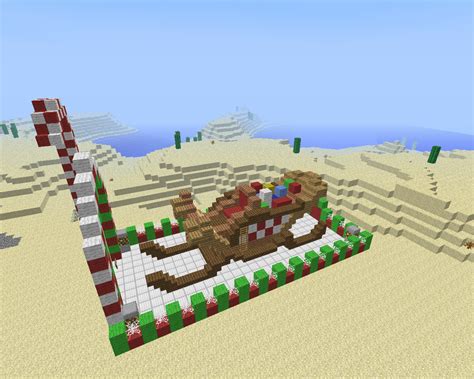 Minecraft: Santa's Sleigh by watevacoward on DeviantArt