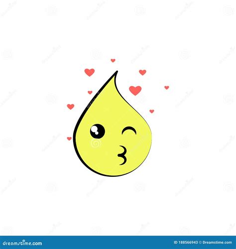 Emoji Kiss Icon. Element of Colored Emoji Icon for Mobile Concept and ...