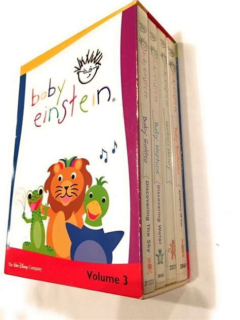 Walt Disney Baby Einstein 4 DVD Box Set Volume 3 Discs InExcellent Condition | eBay | Baby ...