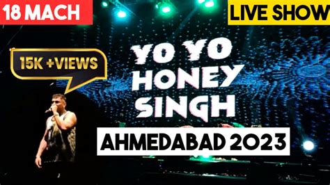 Honey Singh Live Concert 2023 Ahmedabad | Yo Yo Honey Singh Live Show in Ahmedabad ...