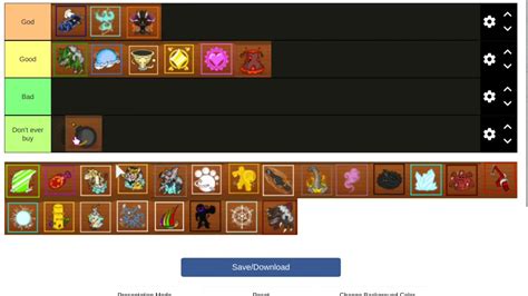 Roblox King Legacy Fruit Tier List