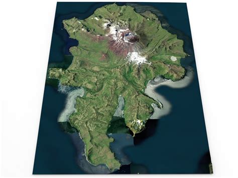 Akutan Island Alaska USA - 3D Model by clickshop3d