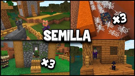 NUEVA ALDEA ZOMBIE | SEMILLA MINECRAFT Pe Bedrock - YouTube