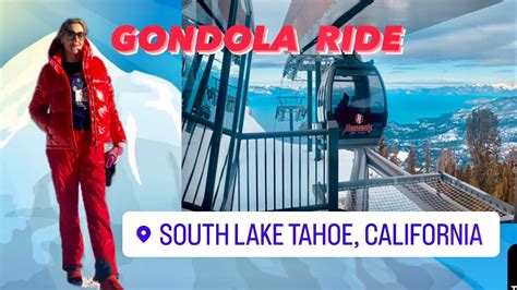 South Lake Tahoe, Heavenly Gondola Ride and Scenic Views -2022 - YouTube