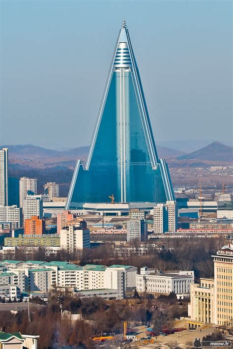 In Pyongyang, North Korea, one building entire dwarfs the rest of the ...