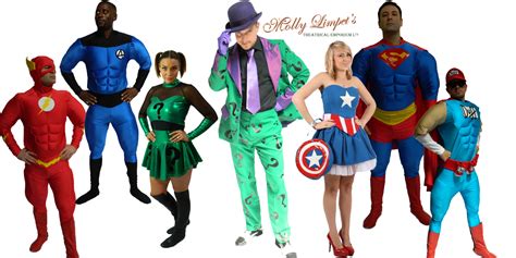 Deluxe Superhero Fancy Dress Costume Hire