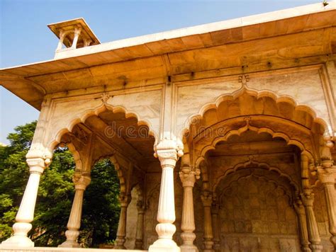 Colourful Old Architecture Inside Red Fort in Delhi India during Day Time, Famous Red Fort ...