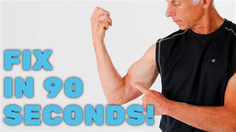 Fix Biceps Tendonitis or Strain in 90 Seconds, At Home- Self Treatment, Follow Video - YouTube