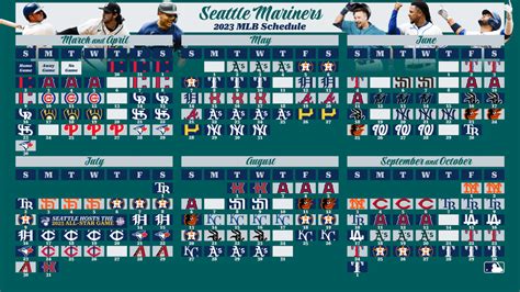 2023 Seattle Mariners Schedule Wallpaper (1920x1080) : r/Mariners