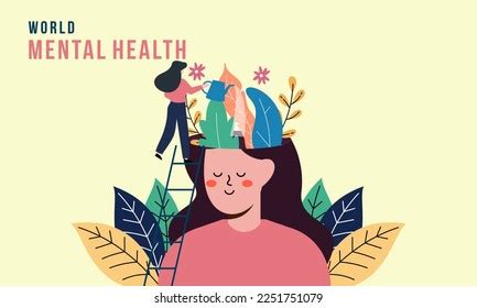 Mental Health Awareness Concept Illustration Stock Vector (Royalty Free) 2251751079 | Shutterstock