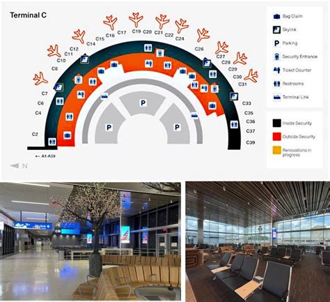 Terminal C map DFW airport at the Dallas Fort Worth Texas