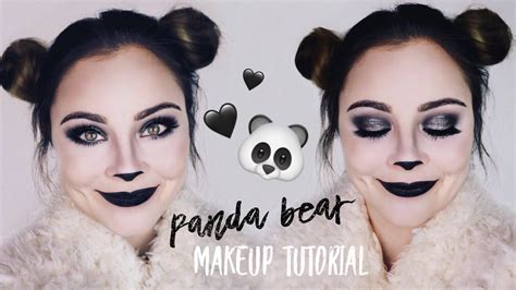 Panda Bear Makeup Tutorial - YouTube