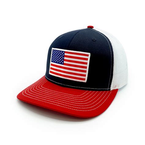 USA Flag Woven Patch Hat – Shield Republic