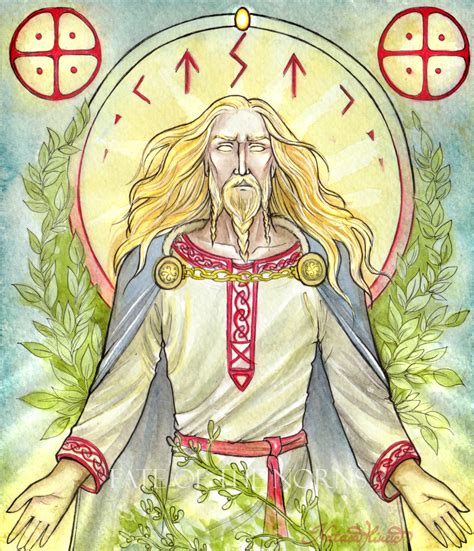 Baldr, the White god, son of Frigg and Odin. “The...