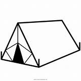 Tent Coloring Page  Free tent For Kids Ultra sketch template